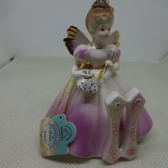 Josef Originals Birthday GIRLS THROUGH THE YEARS Age 11 Angel Figurine (EUC) - Picture 1 of 5